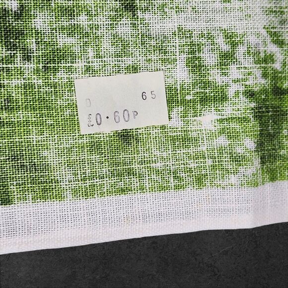 Vintage Windsor Castle Round Tower Linen Wall Hanging 31"x20" Irish Cabin - Picture 4 of 7